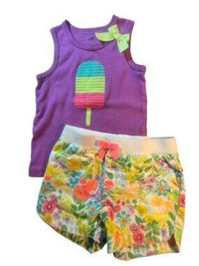 Cherokee & Falls Green Size 2T Set